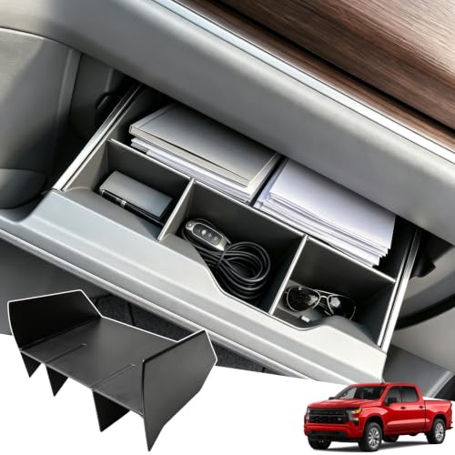 Image of Glove Box Organizer Dividers for 2023-2026 Chevy Silverado /GMC Sierra