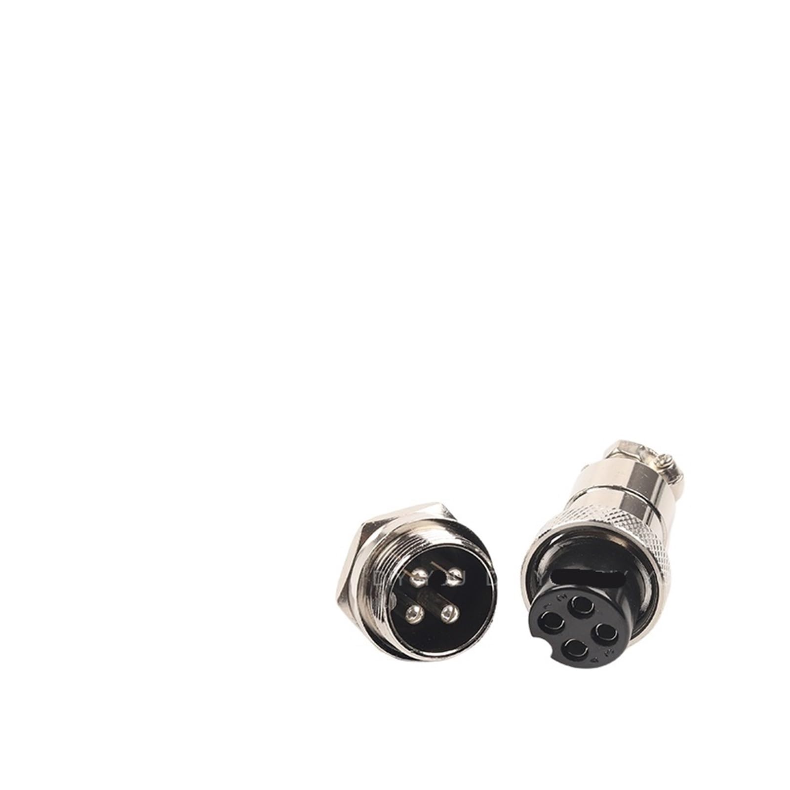 Conector de aviación GX20 con enchufe de 4 pines macho y hembra para panel