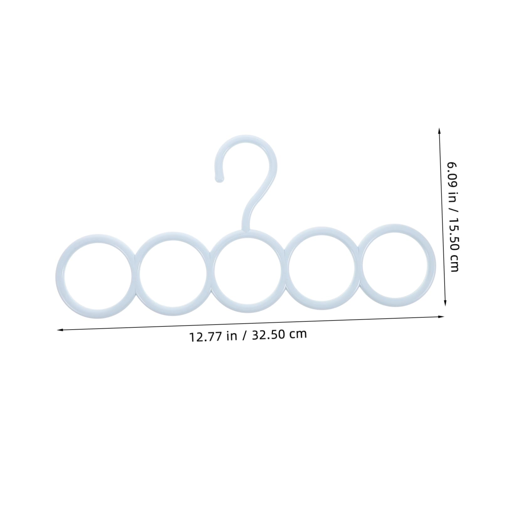 DECHOUS Versatile Scarf Hanger Rack Belt Organizer for Wardrobe Shawl Holder for Home