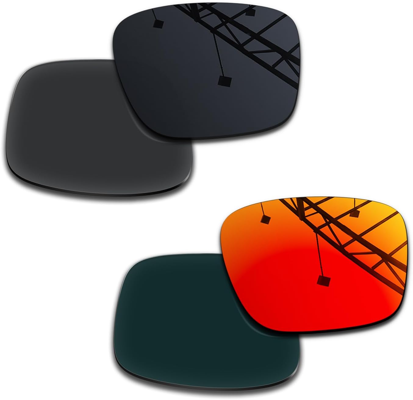 1.5MM Premium Polarized Replacement Lenses for Oakley Mainlink OO9264 57mm/Mainlink XL OO9264 61mm Sunglasses