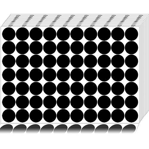 1400 PCS Black Dot Stickers Round Coding Labels Circle Dots Labels Stickers Polka Circle Dot Stickers Label Sticker for Office,C