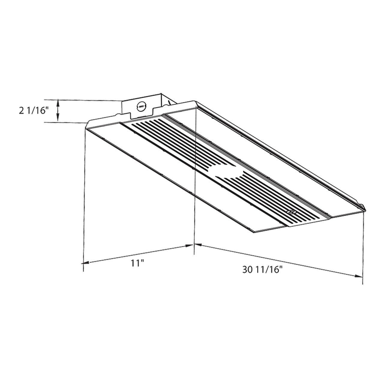 RAB Lighting RAB RBAY17L LED Linear High Bay, 260/320/400W, 35/40