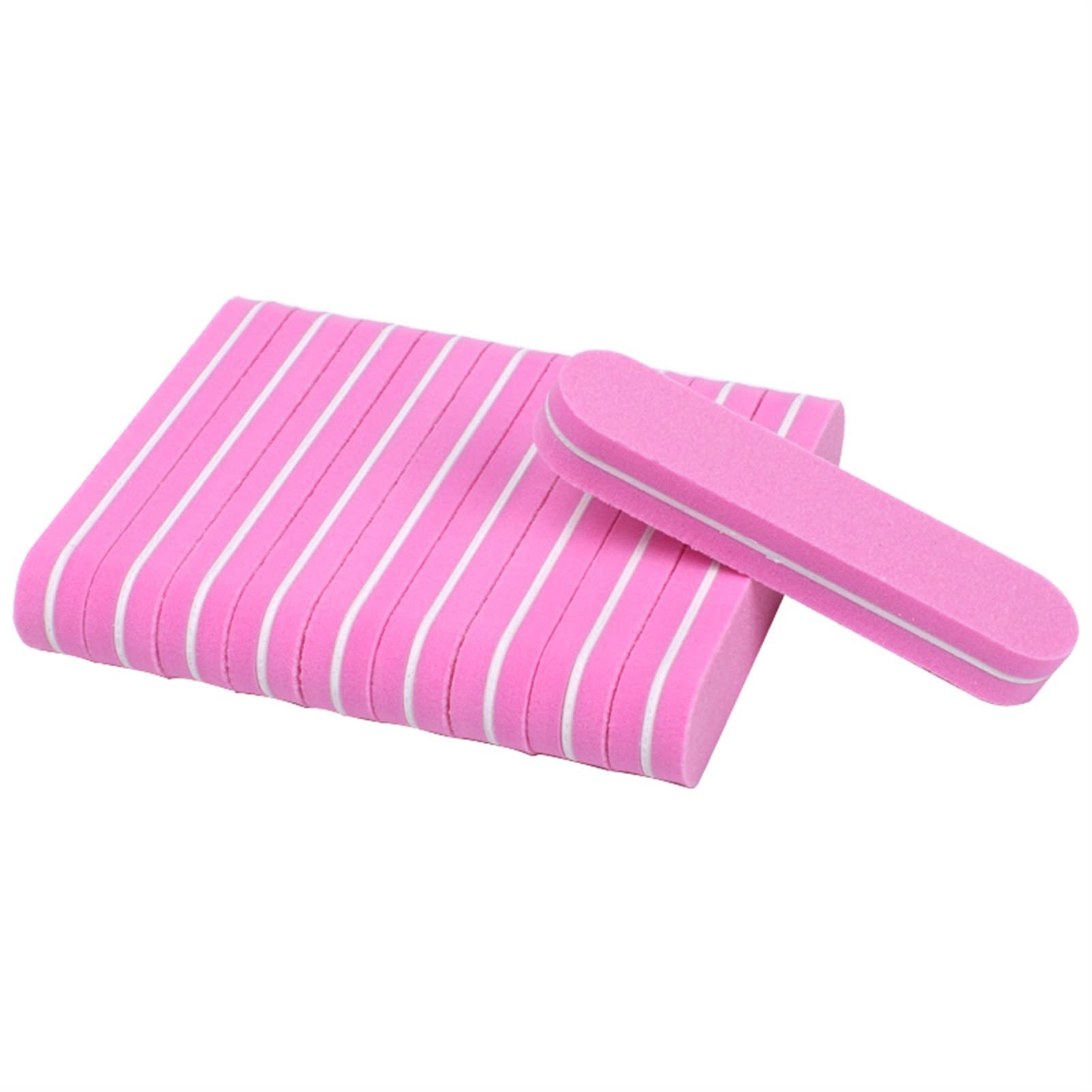 Lima per unghie, buffer per unghie, Mini lima for unghie in spugna di colore misto da 200 pezzi, 100/180(Blauw)