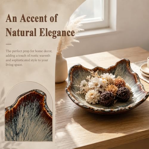 2 Pack 8" Ceramic Decorative Bowls for Keys and Home Decor - Image 2