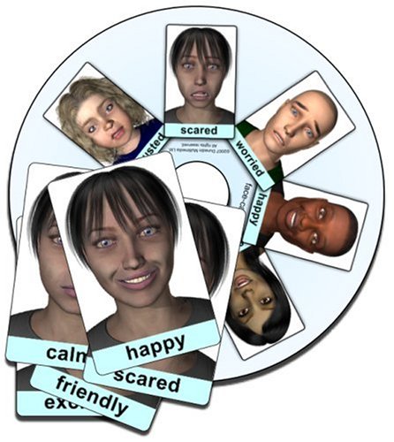 Amazon.co.jp: Face-cards D07A: Emotion Expression Flash Cards : 洋書
