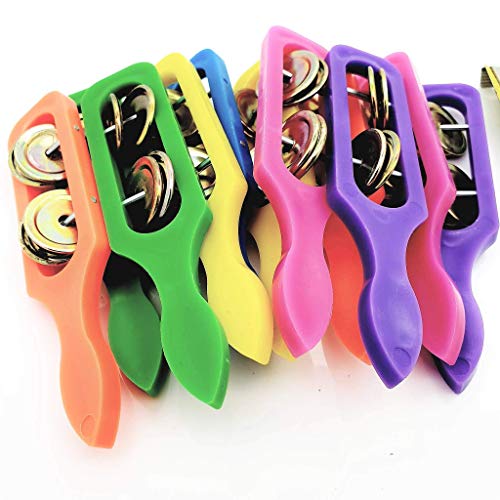Cymbales préscolaires 12,7 cm pour éveil musical et lot de percussions fête enfants