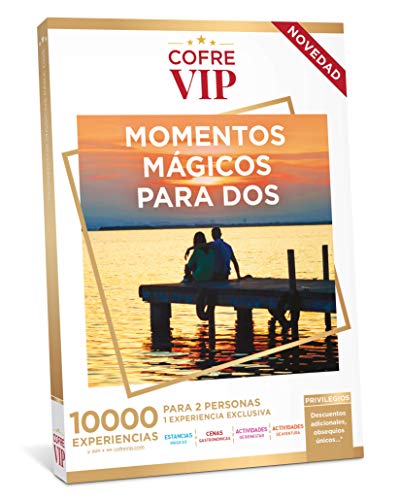 CofreVIP Caja Regalo Momentos MAGICOS para Dos 10.000 experiencias a Elegir para Dos Personas