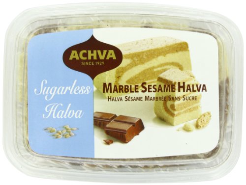 Achva Sugarless Sesame Halva, Marble, 10.58 Ounce