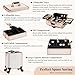 AROUS Rolling Makeup Train Case 5 in 1 Cosmetology Case on Wheels Large Cosmetic Organizer Travel Cart for Hairstylist Artist Nail Beauty Salon Barber,White
