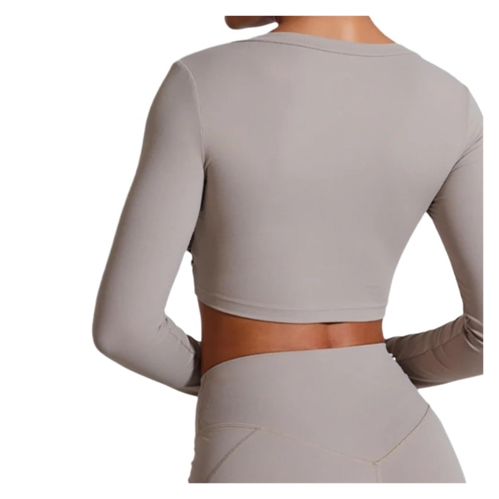 Reggiseno Sportivo da Donna Maglietta Sportiva a Maniche Lunghe da Donna, Top Corto Palestra, Magliette Allenamento Femminili, Abbigliamento Yoga ad Asciugatura Rapida