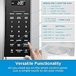 Midea MOR17BSA-SS 1.7 Cu.ft. Over The Range Microwave Oven with Smart Touch Panel, Auto Cooking Menu, 1000 W, 300 CFM Ventilation, in Stainless Steel - Image 4