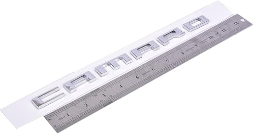 Miniatura 2 de Aimoll Emblema de letras de plástico Camaro, para insignia 3D RS SS ZL1 Z28 Chevy Camaro 2010 2011 2012 2013 2014 2015 emblema de guardabarros placa