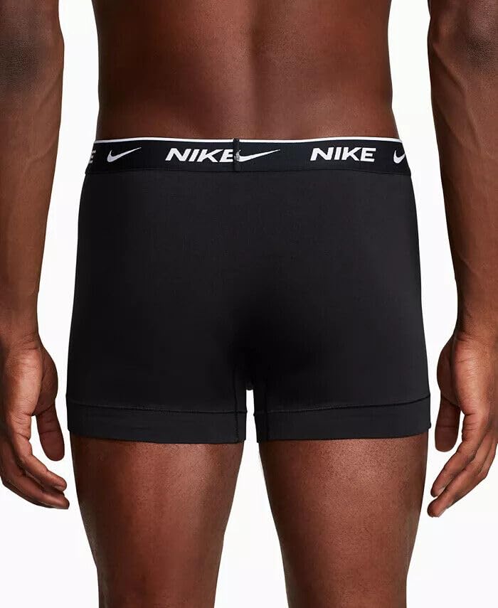 Nike Essential Cotton Stretch Trunk, Dri-FIT 3Pk, Black/Black/Black, X-Large2