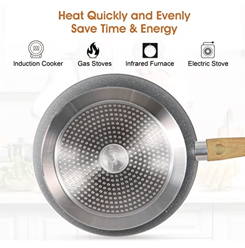 Kitchen-Academy-Granite-Nonstick-Cookware-Set-17-Piece-Gray-Cooking-Pans-Set-Induction-Pots-and-Pans-Set-Non-Stick-PFOA-PFOS-Free Kitchen Academy Granite Nonstick Cookware Set 17 Piece Gray Cooking Pans Set Induction Pots and Pans Set Non Stick PFOA PFOS Free