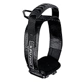 Fusion Pets Trekker Adjustable Military Tactical Police K9 Ergonomic Dog Collar Hunting Guard Canine Large Black (TK-102-BLK-L)