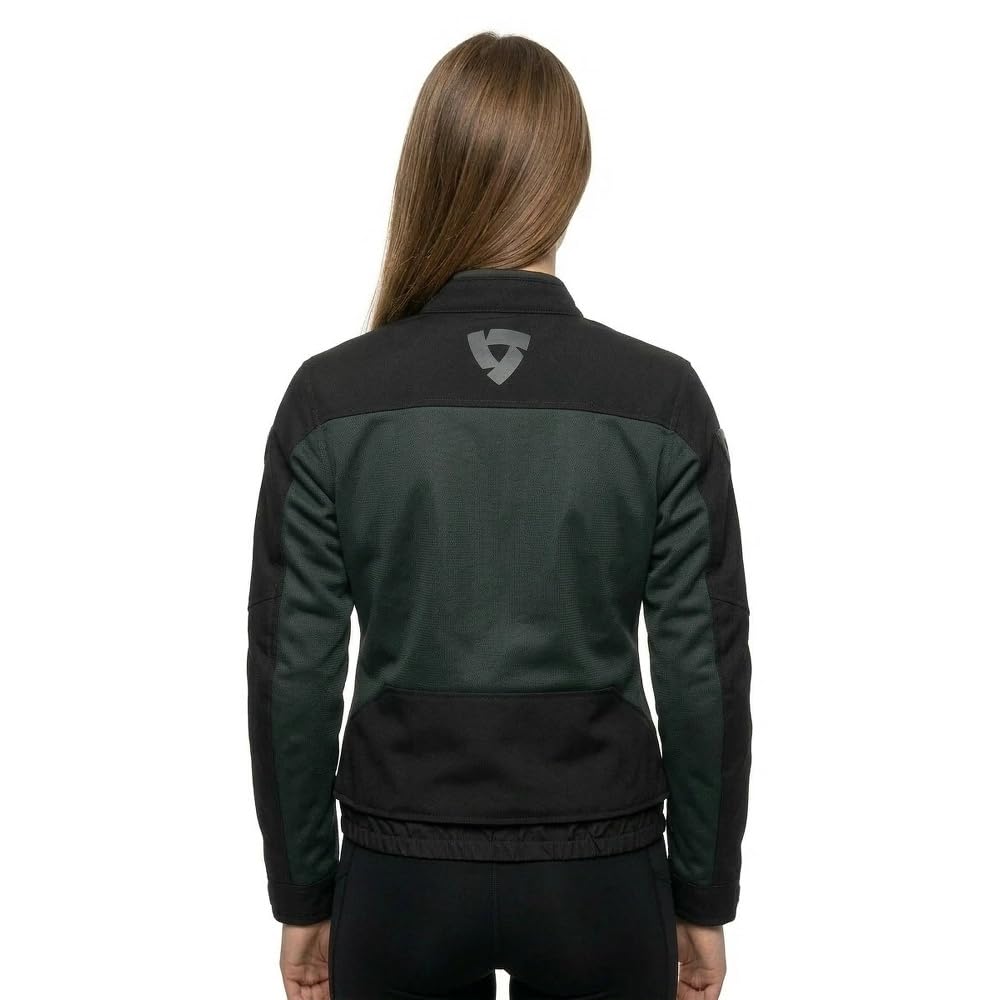 Revit Highcrest H2O wodoodporna damska kurtka motocyklowa tekstylna, czarny, 44