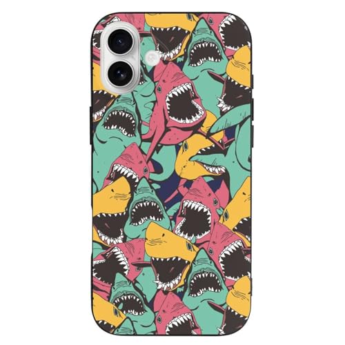 ���� �T���� iPhone16Plus�Ή��P�[�X �ϏՌ� TPU ���^ �A�C�t�H��16Plus�J�o�[ �y�� ���菝�h�~ �X�}�z�P�[�X �l�C �L�����N�^�[ Case