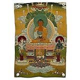 CYXZX Handgefertigter tibetischer Thangka-Wandteppich, 
