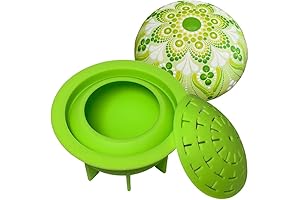 Silicone Mold for Smooth Rocks, Stones in Mandala Dotting, Drawing, Painting, and...