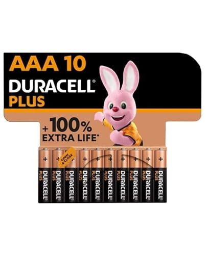 Duracell Plus Power 100 Alkaline Battery Aaa Lr03 Blister * 10