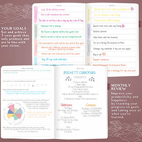 Image of Legend Planner PRO Hourly Schedule - Weekly & Daily Organizer with Time Slots. Appointment Book Journal for Work & Personal, A4 (Rose Gold)