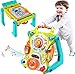 iPlay, iLearn Baby Sit to Stand Walkers Toys, Kids Activity Center, Toddlers Musical Fun Table, Lights 'n Sounds, Learning, Birthday Gift for 6, 9, 12, 18 Month, 1, 2 Year Olds, Infants, Boys, Girls