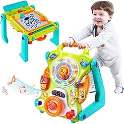 iPlay, iLearn 3 in 1 Baby Walker Sit to Stand Toys, Kids Activity Center, Toddlers Musical Fun Table, Lights and Sounds… iPlay, iLearn 3 in 1 Baby Walker Sit to Stand Toys, Kids Activity Center, Toddlers Musical Fun Table, Lights and Sounds…