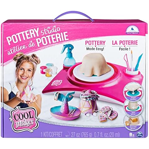 Cool Maker Pottery Cool Töpferstudio - Töpfern leicht gemacht mit Formhilfe und lufttrocknendem Ton, für Kinder ab 8 Jahren Cover
