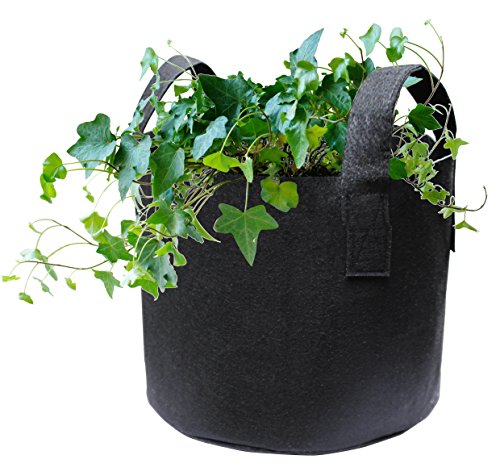 Gardzen 10-Pack 3 Gallons Grow Bags, Aeration Fabric Pots With Handles #TOP5