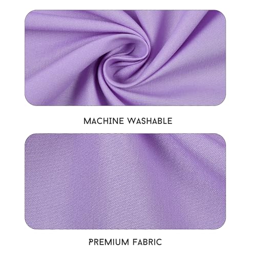 Image of FRESH FROM LOOM Microfiber Soft Solid Plain Single Size Bedsheet - 240 TC, Hypoallergenic Bed Sheet with 1 Pillow Covers (Size- 60 x 90 inch | Purple| Solid)