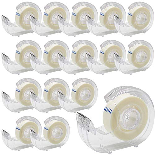 Image of OWLKELA - 16 Pack 3 /4 inch x 28 yds Invisible Tapes and Refillable Dispensers, Matte Finish Adhesive Tape, Tape Refill with Dispenser for Home, School