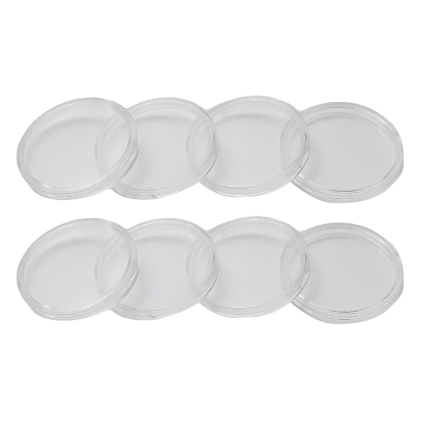 Paquete de 100 cápsulas de monedas sin borde de 39 mm para monedas Britannia de plata de 1 onza – Fundas protectoras transparentes para coleccionistas de monedas