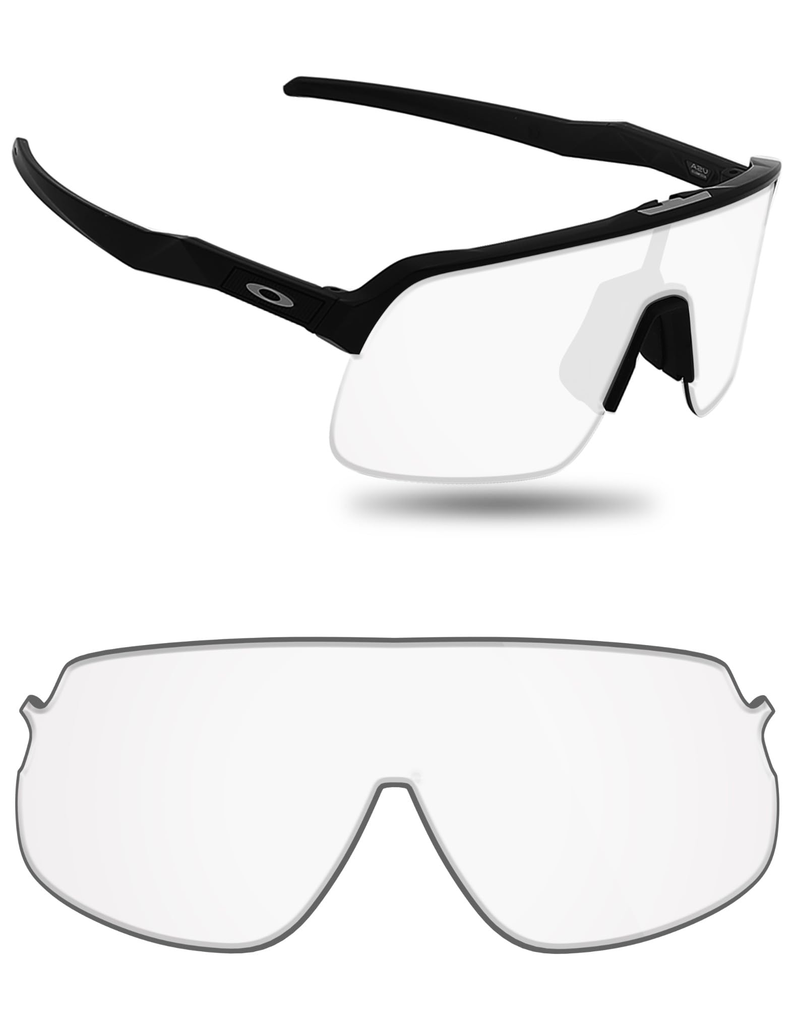 Fiskr Polarized Lens Replacement Compatible with Oakley Sutro Lite OO9463 Frame Sunglass, Impact Resistant &amp; Perfect Fit