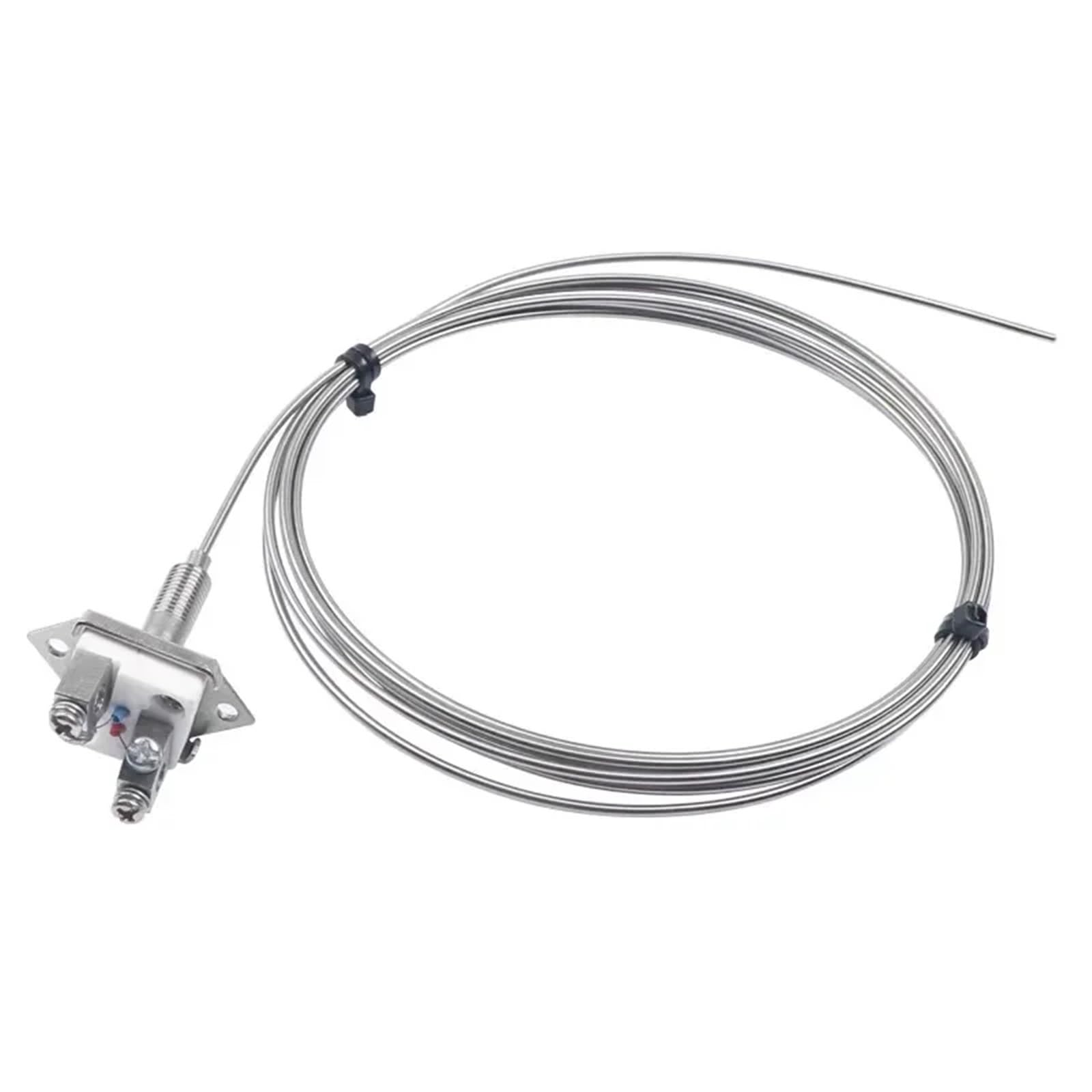 WRNK-101 K termopara czujnik temperatury sonda 1 mm//2 mm/3 mm-8 mm średnica 100/200/300 mm 0-1000℃ 1 szt. (średnica sondy 6 x 200 mm)