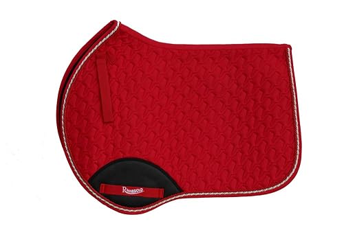 Rhinegold Performance - Gamuza para sillín, Unisex Adulto, 413-P-RED, Rojo, Pony