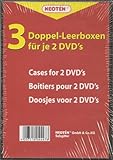 Doosjes voor 2 DVD´s 3 Doppel Leerboxen für je 2 DVD´s - Schwarz