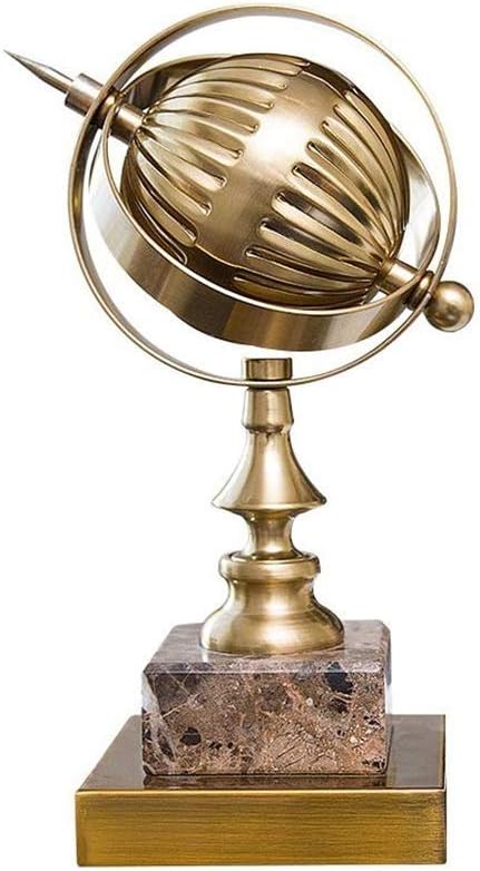 Home Decoration-Copper Colored Finish Tabletop Decorative Globe Ideal Gift for Wedding Teacher College Student Dorm Study Den