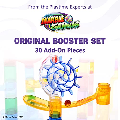 image for Marble Genius Marble Run Booster Set - 30 Pieces Total (10 Action Piec