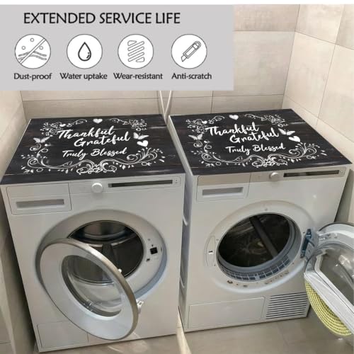 Image of NYZE Washer and Dryer Top Protector Mat, Washer Dryer Cover 23.6 inchx19.7 inch