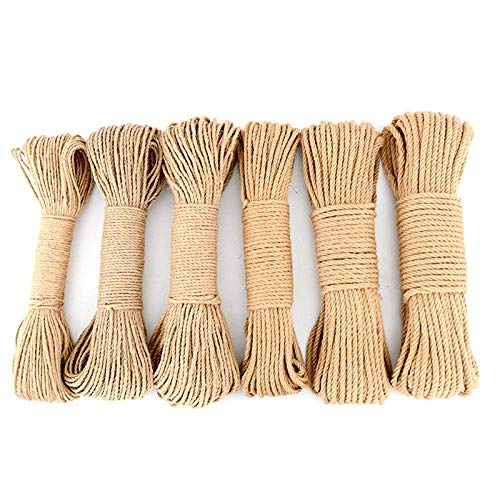 YITON Poste arranhador para gatos 2 m 5 mm durável corda de sisal para gatos estrutura de escalada f