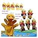 Marionnettes à Main Jolie Cinq Petits Canards Animaux Manuelle Doigt Doigt marionnette Histoire racontant pépinière Conte de fée Enfants Cadeau de Noël d'anniversaire (Color : Only Seal Handle)