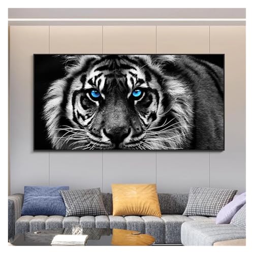 Affiches image animale tigre pour dynamiser un mur blanc vide avec élégance - 4