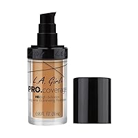 Vista 14 de Base de maquillaje líquida L.A. Girl Pro Coverage, Beige