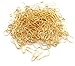 Produktbild 1000pcs Plastikbeutel Metall Flaschenkürbis Sicherheitsnadeln Draht, klein Pins Craft Leuchtmittel PIN Kleidung Tag Pins Calabash Pin-Perlen-Nadel-Pins DIY Home Zubehör gold
