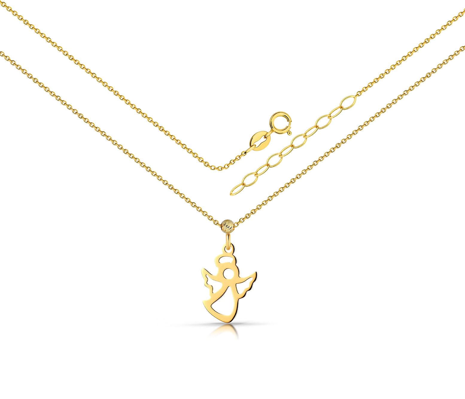 LAMUR Halskette damen, aus 585er-Gold, Kette für Damen