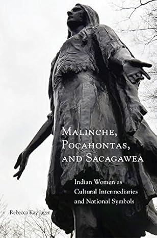 Book cover with photo of a statue of Sagagawea