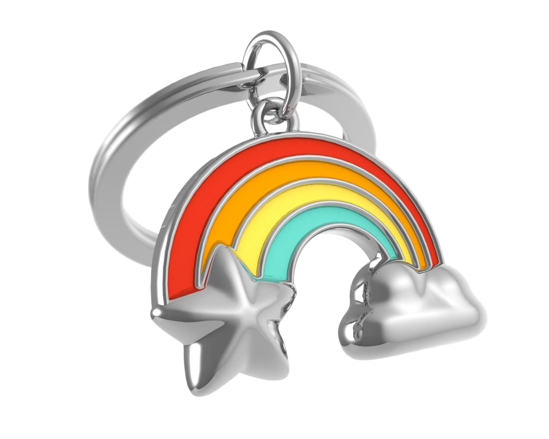O meta[l]morphose METALMORPHOSE MTM139-01 Rainbow Keyring, Multicolored, One Size