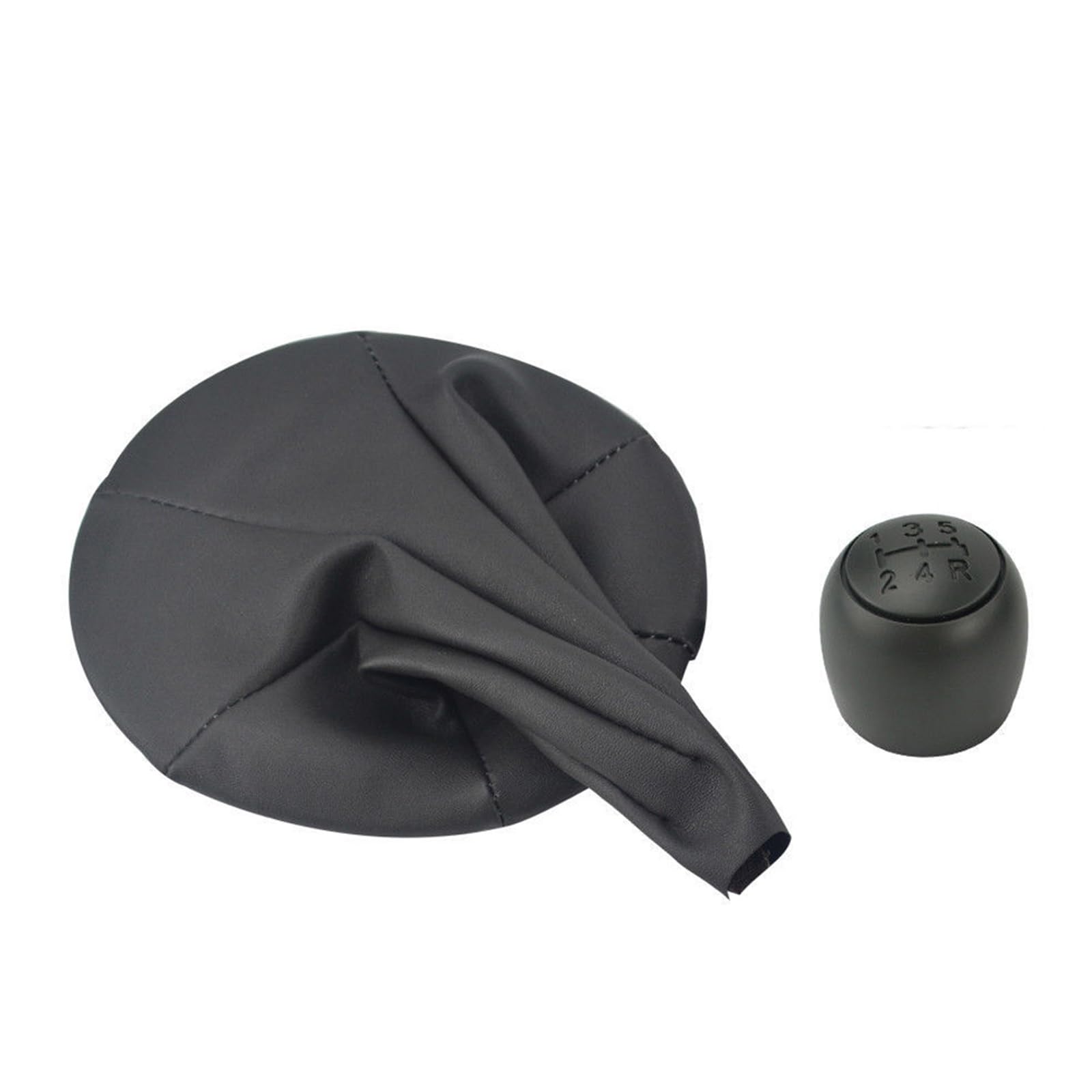 Glblpexelr Black Gear Shifter Knob For Fiat Panda (2) 169 2003-2011 Stylish
