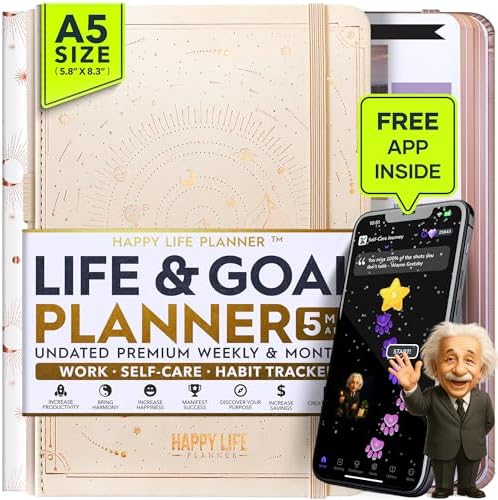 Life Mastery Planner - A 12 Month Journey to Crush Your Goals, In...