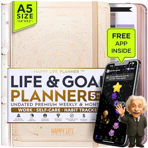 Life Mastery Planner - A 12 Month Journey to Crush Your Goals, In...